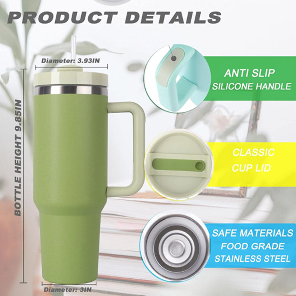40 oz Insulated Tumbler Thermos Flask