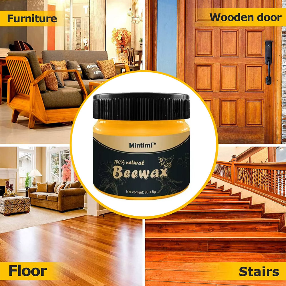 Original Beeswax Wood Furniture Polish 85g - Furniture Cleaning Wood Wax