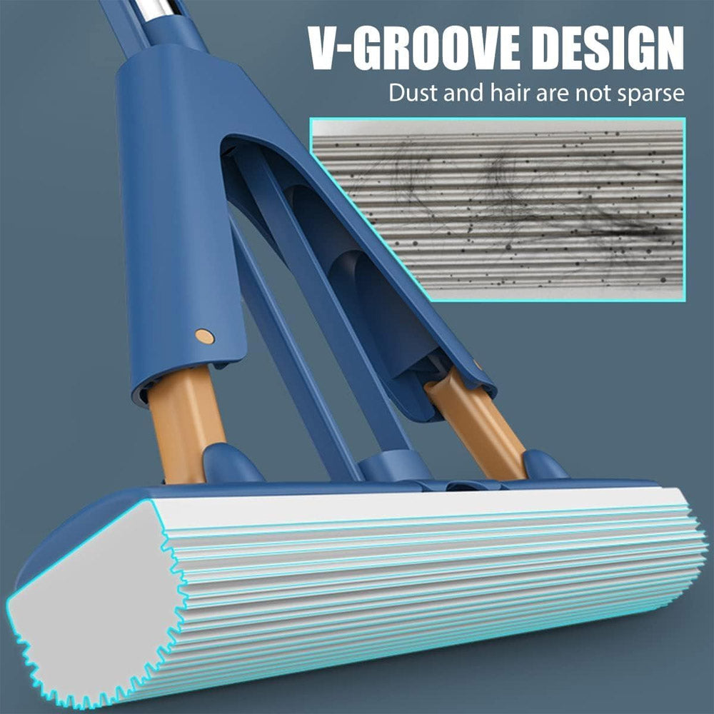 Sponge Mop With Adjustable Steel Rod Handle