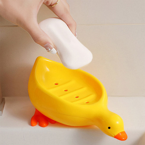 Duck Shape Drain Soap tray