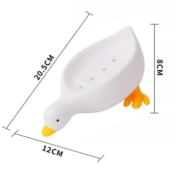 Duck Shape Drain Soap tray
