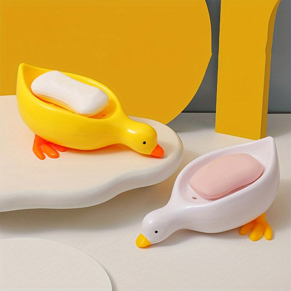Duck Shape Drain Soap tray