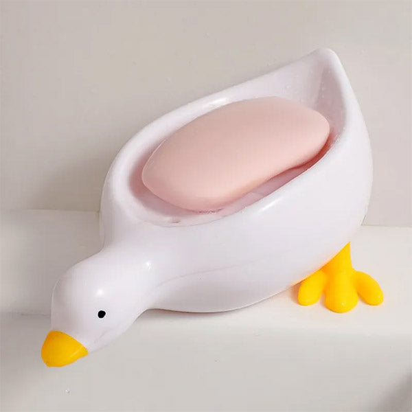 Duck Shape Drain Soap tray