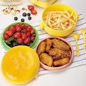 Burger Shaped Meal-it Box