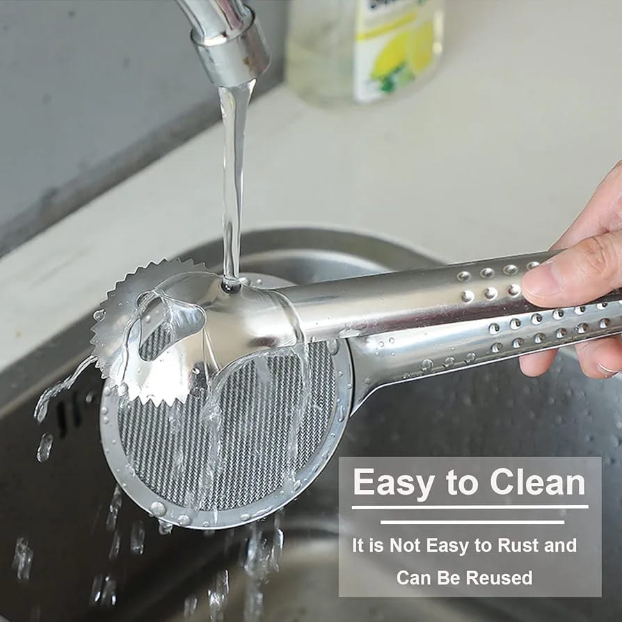 Stainless Steel 2-in-1 Food Strainer