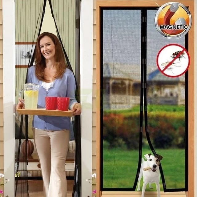 Curtain Mosquito Net Magic Mesh Magnetic Screen Door Mesh Magnetic