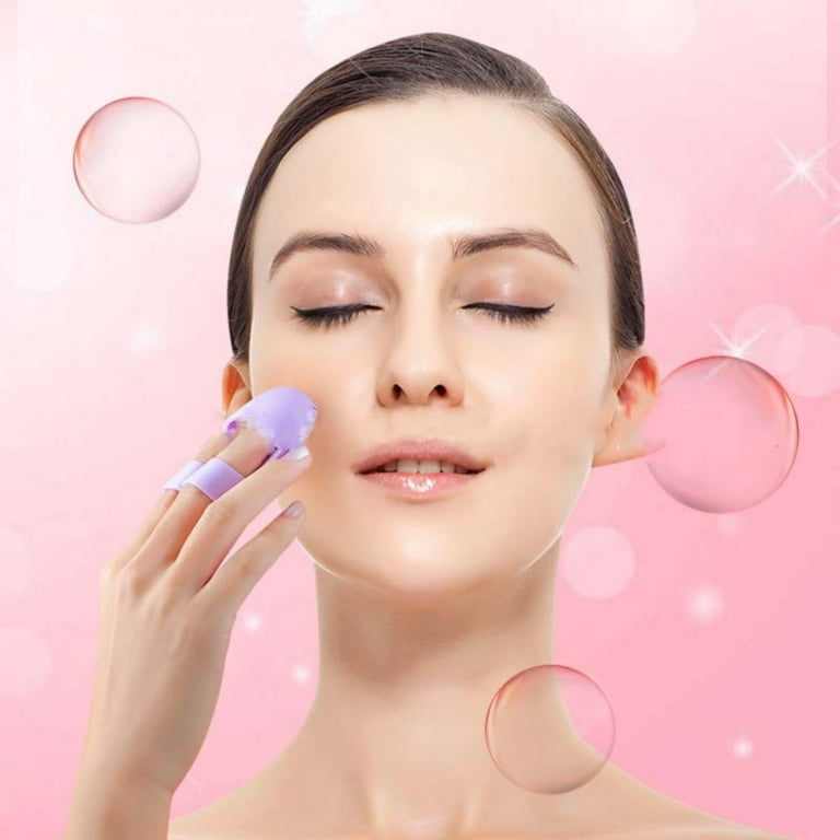 Finger Soap Shaped Face Wash Brush