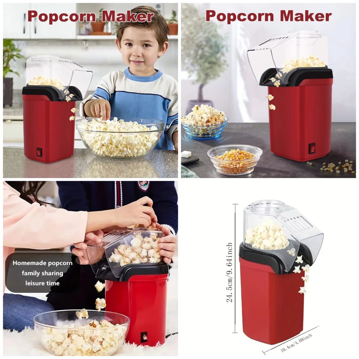 Electric Mini Popcorn Machine
