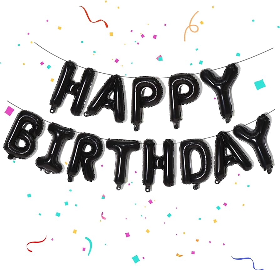 Happy Birthday Foil Balloons