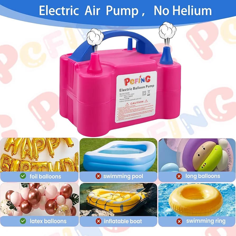 Electric Balloon Blower Pump