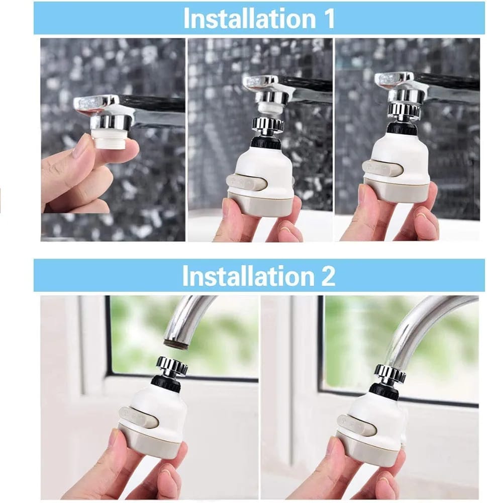 360 Degree Movable Faucet Aerator