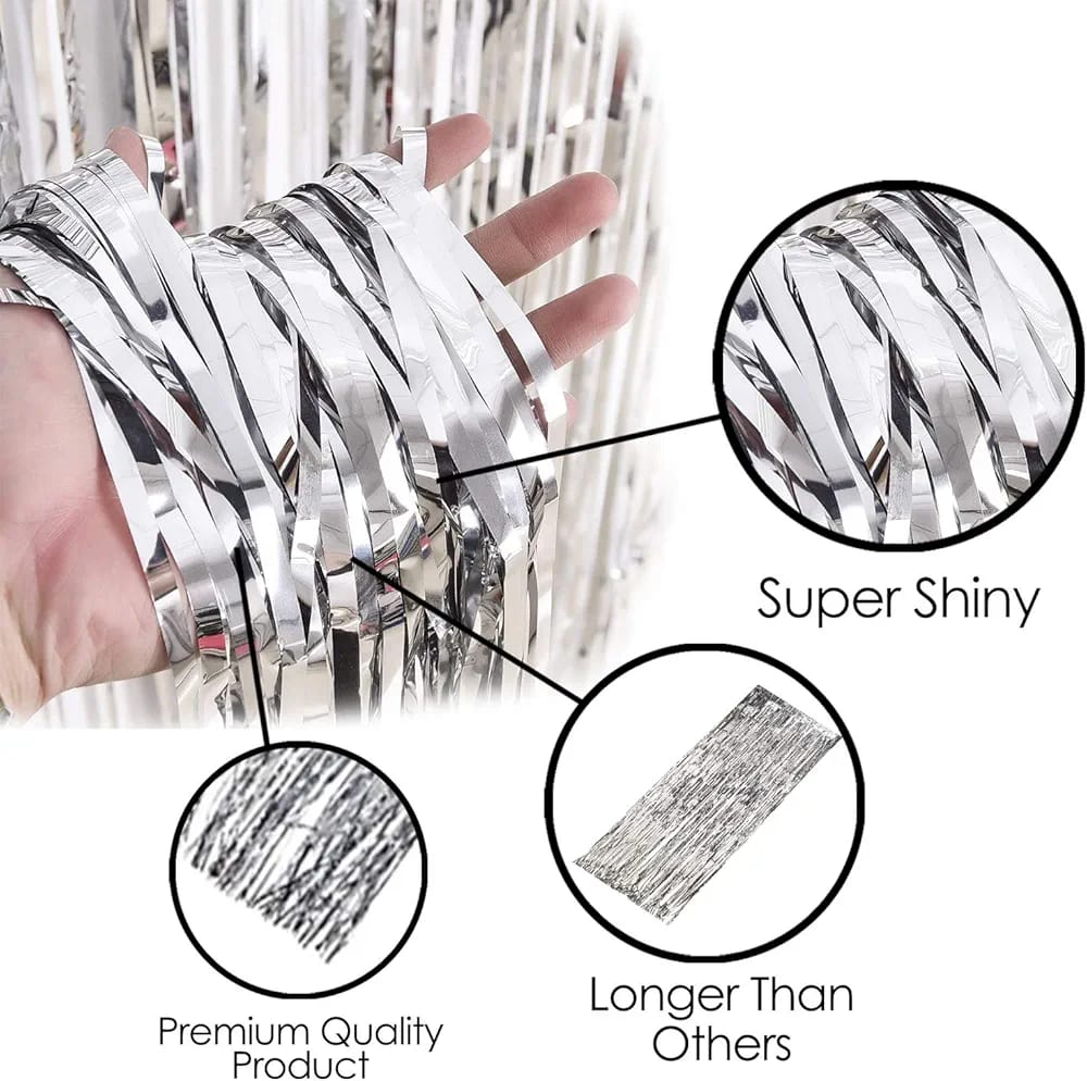 Metallic Foil Fringe Curtain/Backdrops