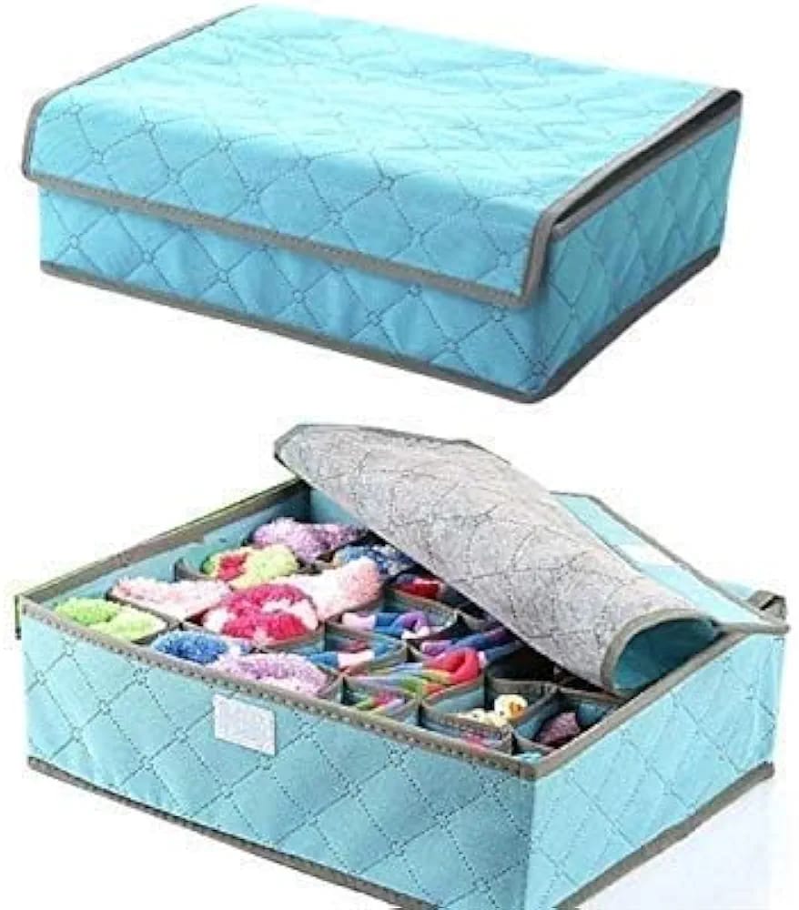 24 Pocket Foldable Storage Box-1 Pcs