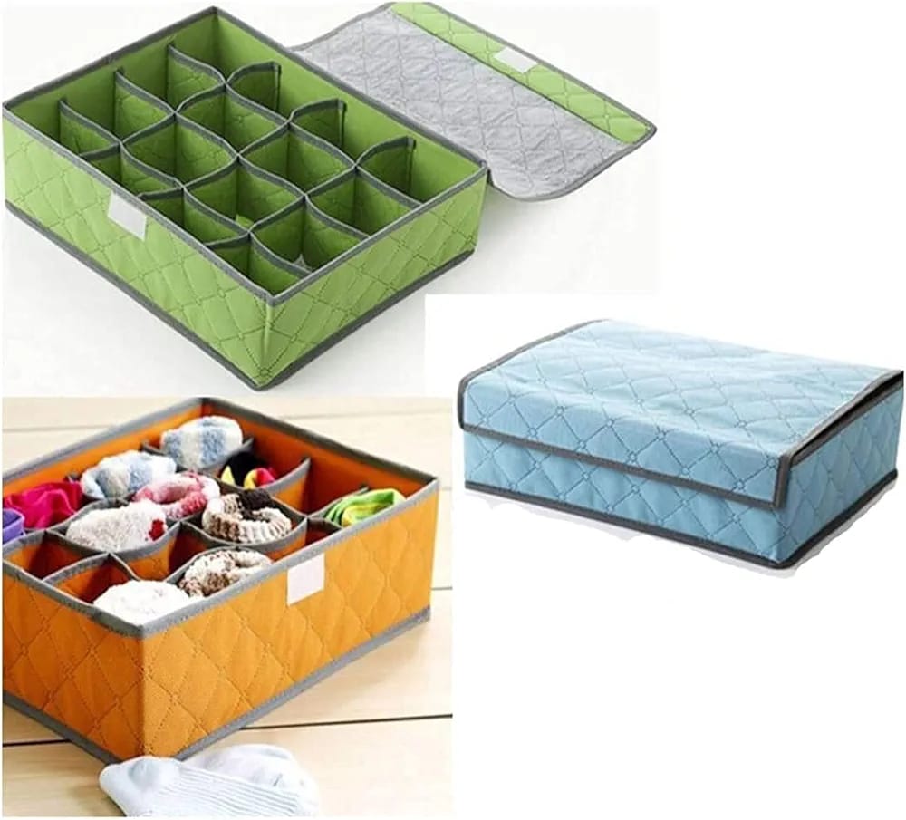 24 Pocket Foldable Storage Box-1 Pcs
