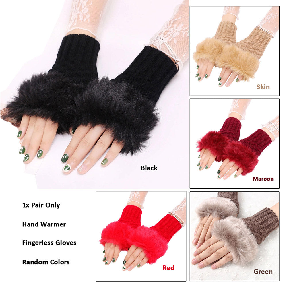 1 Pair of Outdoor Winter Hand Warmer Breathable Gloves for Girl