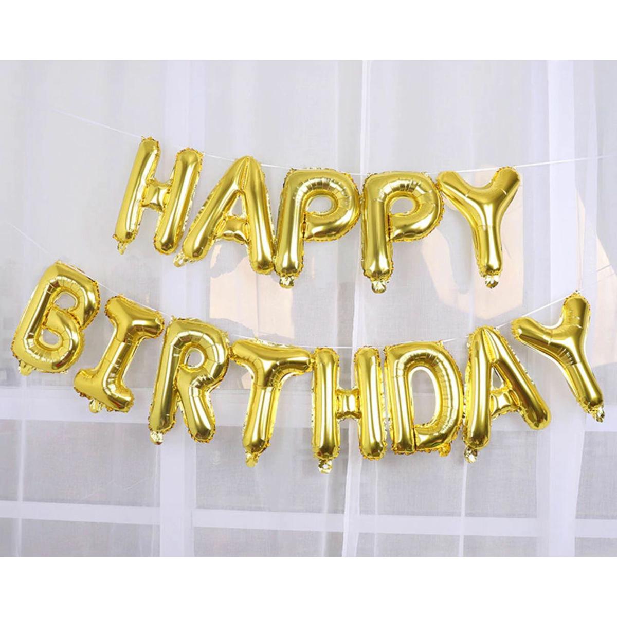 Happy Birthday Foil Balloons