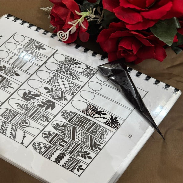 Mehndi Practice Book Practice book Learn Mehndi easily