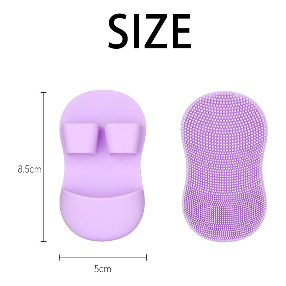 Finger Soap Shaped Face Wash Brush