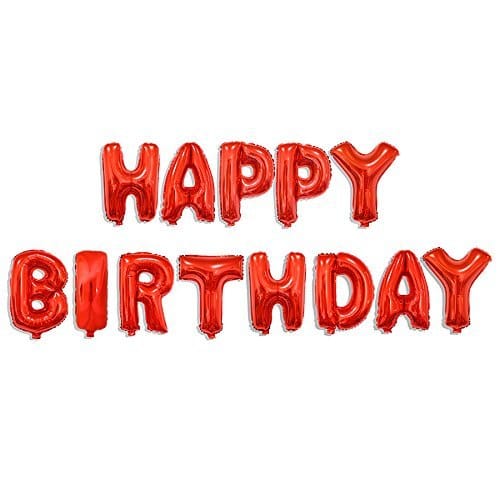 Happy Birthday Foil Balloons