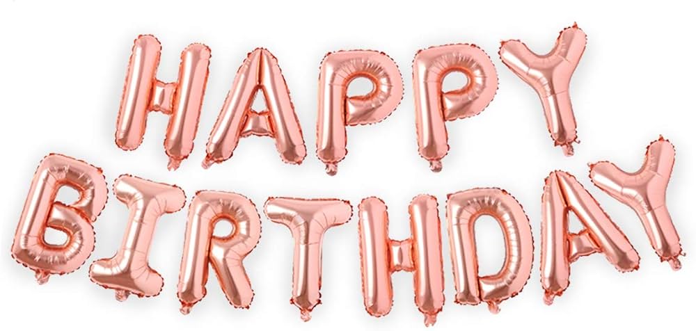 Happy Birthday Foil Balloons