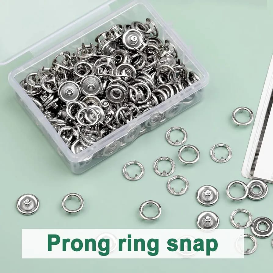 9.5mm Snap Buttons (Pack of 50 pcs)