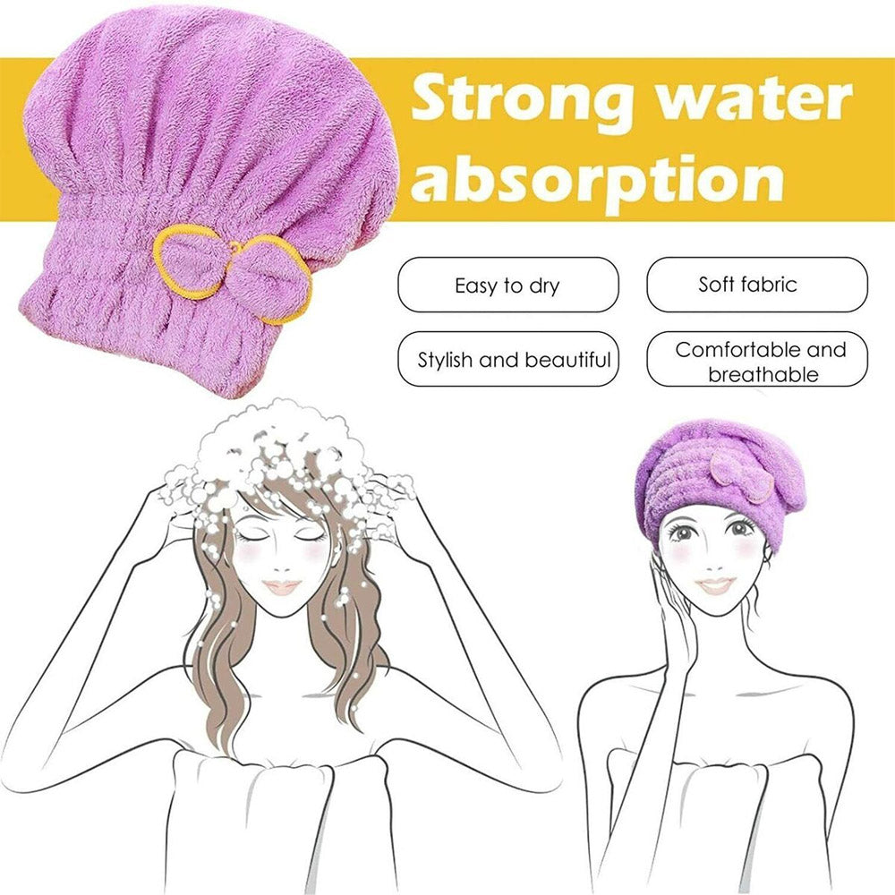 Hair Dryer Cap Towel - Hair Wrap Towel