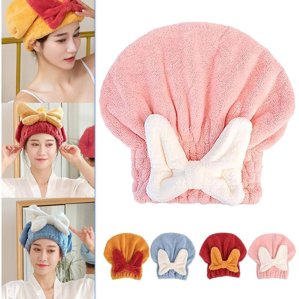 Hair Dryer Cap Towel - Hair Wrap Towel