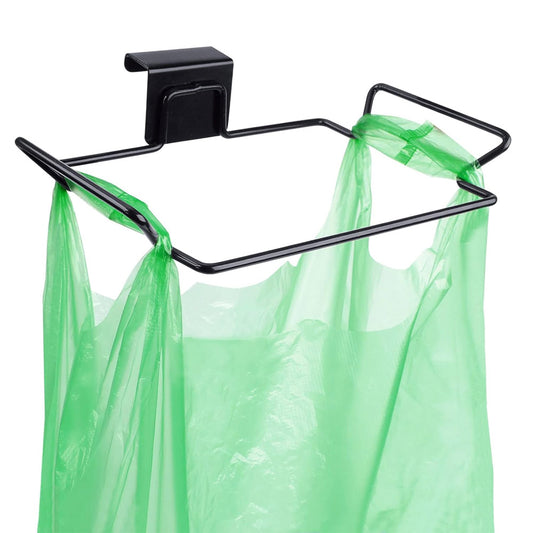 Kitchen Cabinet Door Metal Garbage Trash Bag Holder,