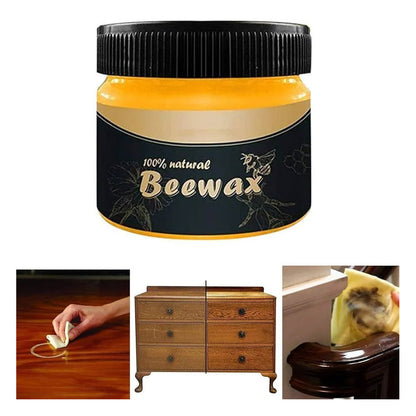 Original Beeswax Wood Furniture Polish 85g - Furniture Cleaning Wood Wax