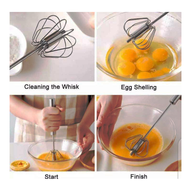 Manual Egg Beaters Stainless Steel