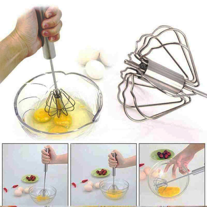 Manual Egg Beaters Stainless Steel