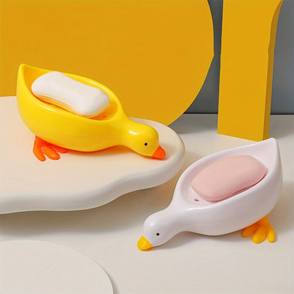 Duck Shape Drain Soap tray