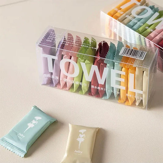 14pcs box Disposable Washcloth Towel