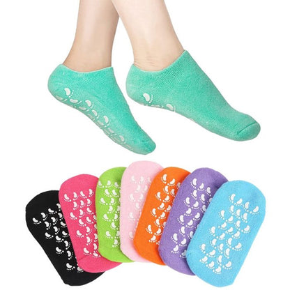 1 Pair SPA Moisturizing Socks Heel Gel Sock