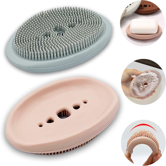 Creative Double-Sided Silicone Soap Holder Box