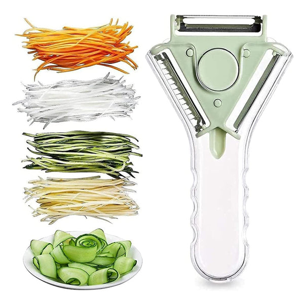 3 in 1 Vegetable Peeler, Multifunctional Fruit Peelers with 3 Blades Stainless