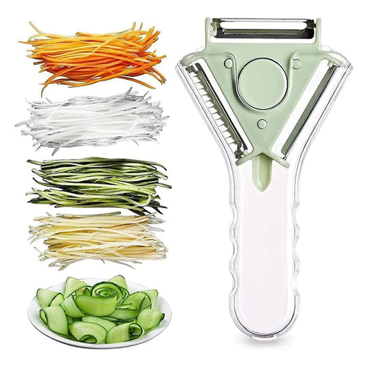 3 in 1 Vegetable Peeler, Multifunctional Fruit Peelers with 3 Blades Stainless