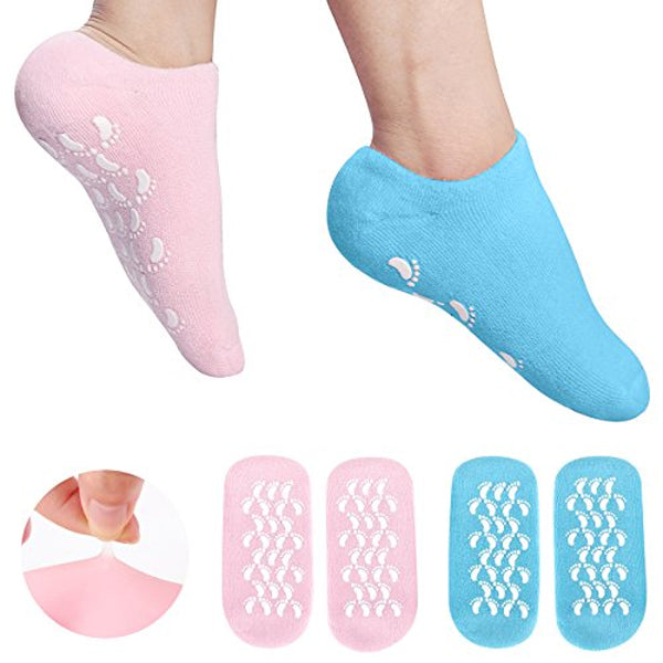 1 Pair SPA Moisturizing Socks Heel Gel Sock