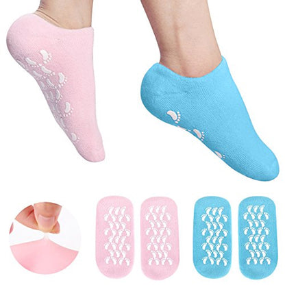 1 Pair SPA Moisturizing Socks Heel Gel Sock