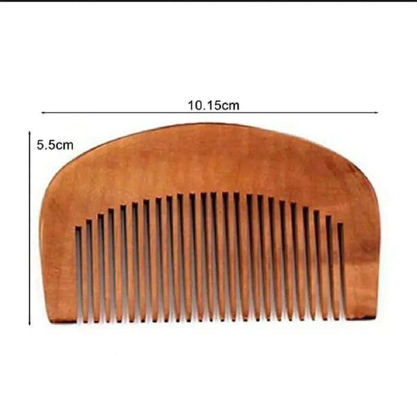 Natural Peach Wood Comb
