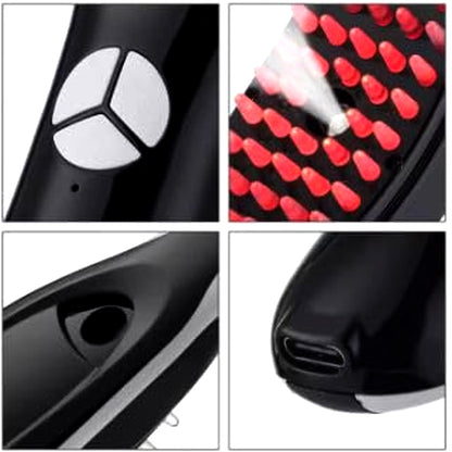 Hair Growth Brush with Steam & Vibration