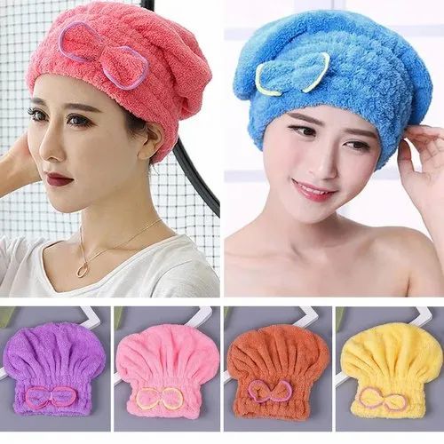 Hair Dryer Cap Towel - Hair Wrap Towel