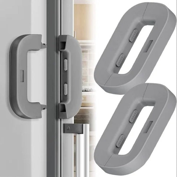 Self-Adhesive Freezer Lock Refrigerator Fridge Door Lock