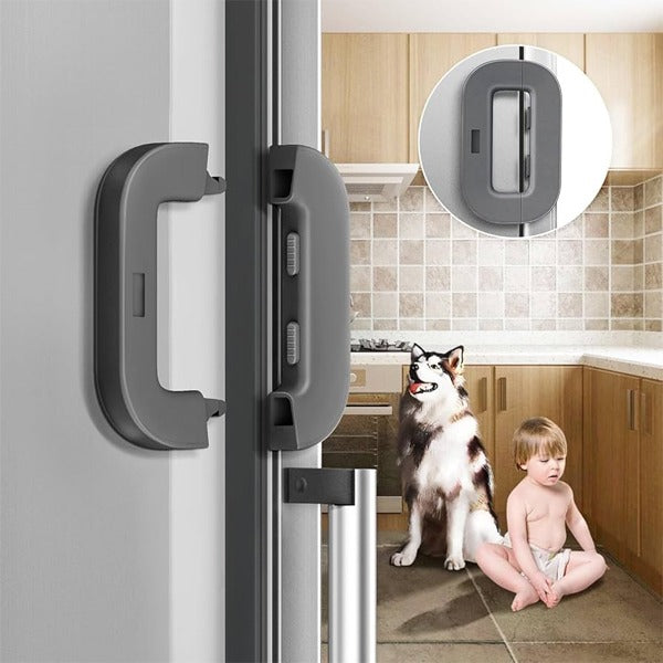 Self-Adhesive Freezer Lock Refrigerator Fridge Door Lock