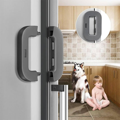 Self-Adhesive Freezer Lock Refrigerator Fridge Door Lock
