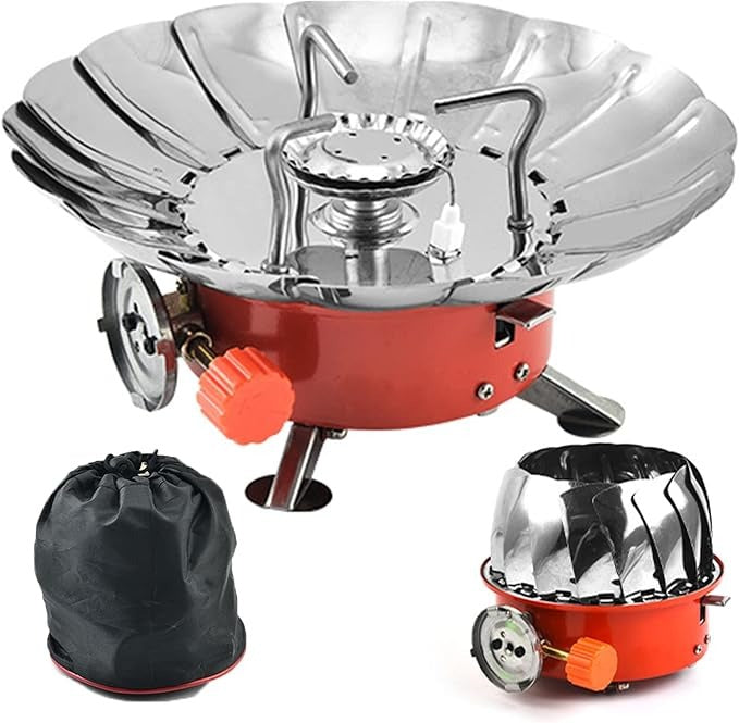 Portable Windproof Camping Stove Gas stainless steel outdoor Stove cooking Stove