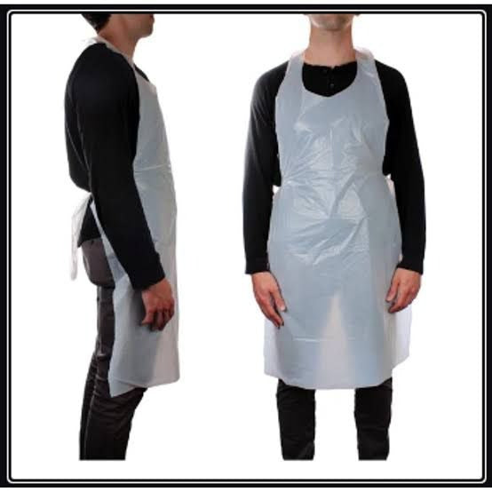 Disposable Plastic Apron 20 Pieces Pack – Waterproof Kitchen, Cleaning & Salon Use Aprons (26” x 43”) Clean Sweep