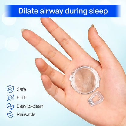 Anti Snoring Devices - Silicone Magnetic Anti Snoring Nose Clip
