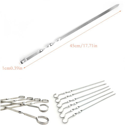 Stainless Steel Sikh Kebab BBQ Grilling Skewers BBQ Sticks