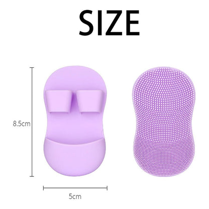 Finger Soap Shaped Face Wash Brush